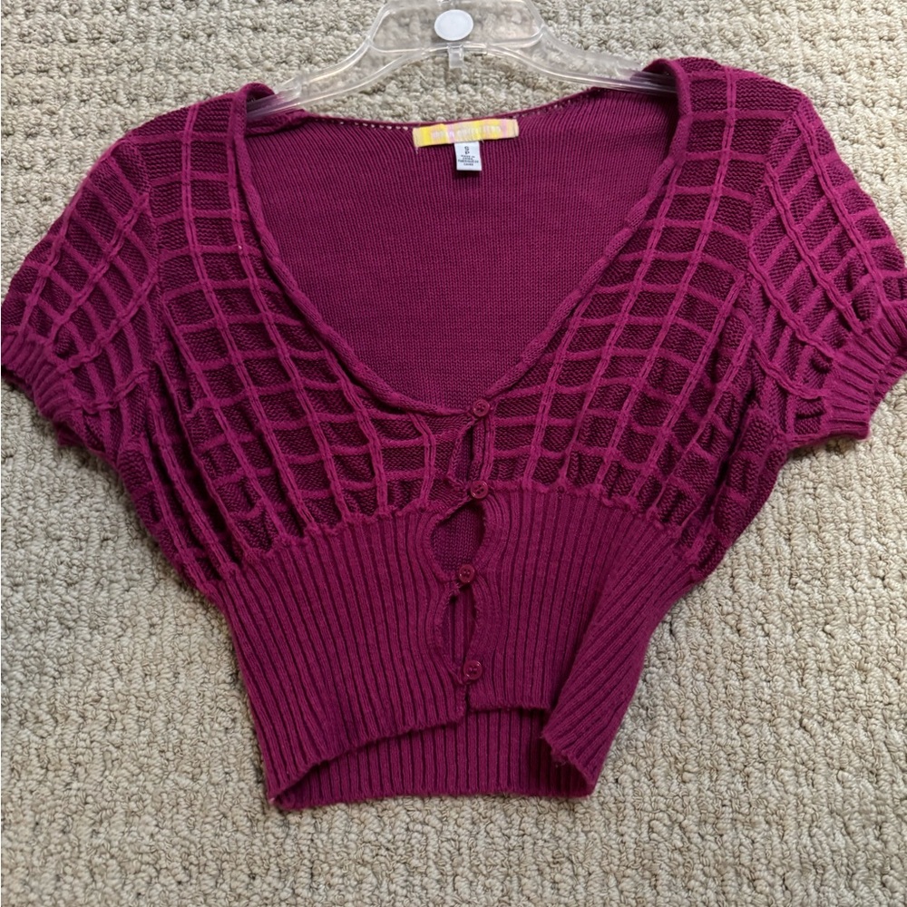 Urban Outfitters Purple Knit Cardigan